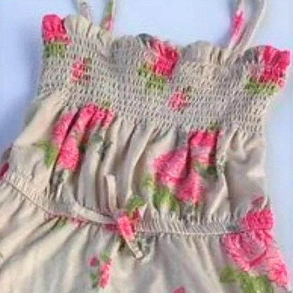 LIMITED TOO FLORAL ROSE ROMPER - Picture 3 of 8